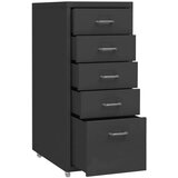 vidaXL mobilni ormarić za spise antracit 28 x 41 x 69 cm metalni | shoptok.hr