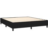 box spring s madracem LED crni 180x200 cm od tkanine | shoptok.hr