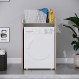 MID.YOU OMARICA ZA PRALNI STROJ bela, medeni hrast | Shoptok.si