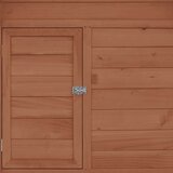  Kokošinjac boja kave i bijela 150x96x110 cm od masivne jelovine | Eponuda.com
