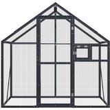  Kavez za ptice antracit 179 x 100 x 185 cm aluminijski | shoptok.hr