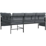  Kutna vrtna sofa antracit od čelika i tekstilena | shoptok.hr