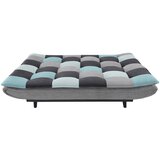 Time ZOFA S POSTELJNO FUNKCIJO, svetlo siva, svetlo modra, temno siva kovina, tekstil | Shoptok.si