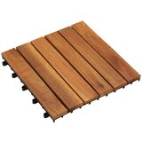  20-dijelni set pločica za trijem s okomitim uzorkom 30 x 30 cm bagrem | shoptok.hr