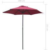  Suncobran bordo 200 x 224 cm aluminijski | shoptok.hr