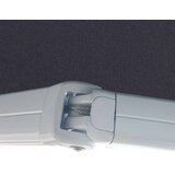  Povlačivi tende Crna 400 × 300 cm Aluminij | shoptok.hr