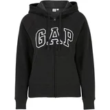 Gap Petite Jopa na zadrgo 'HERITAGE' temno siva / bela