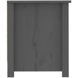 Ormarić za cipele sivi 110 x 38 x 45,5 cm od masivne borovine | shoptok.hr