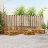  Set vanjskih sofa 8 pcs Prirodna | shoptok.hr