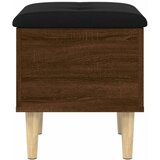  Klupa za pohranu boja hrasta 42x42x46 cm od konstruiranog drva | shoptok.hr