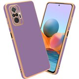Cadorabo Ohišje, združljiv s Xiaomi v sijajnem vijoličnem - zlatu - zaščitni pokrov iz fleksibilnega silikona TPU in z zaščito pred kamero, (20593906) | Shoptok.si