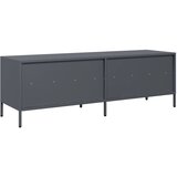 TV ormarić antracit 135 x 39 x 43,5 cm hladno valjani čelik | shoptok.hr