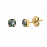 Victoria Cruz celina diamond gold mindjuše sa swarovski kristalom ( a3736-03dt ) | ePonuda.com