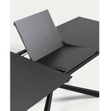 Kave Home Raztegljiva jedilna miza z dodatno ploščo s keramično ploščo 90x160 cm Theone – | Shoptok.si