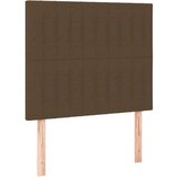  Box spring postelja z vzmetnico temno rjava 100x200 cm blago, (20930558) | Shoptok.si