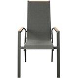 Ambia Garden VRTNI SEDEŽ aluminij siva, naravne barve | Shoptok.si
