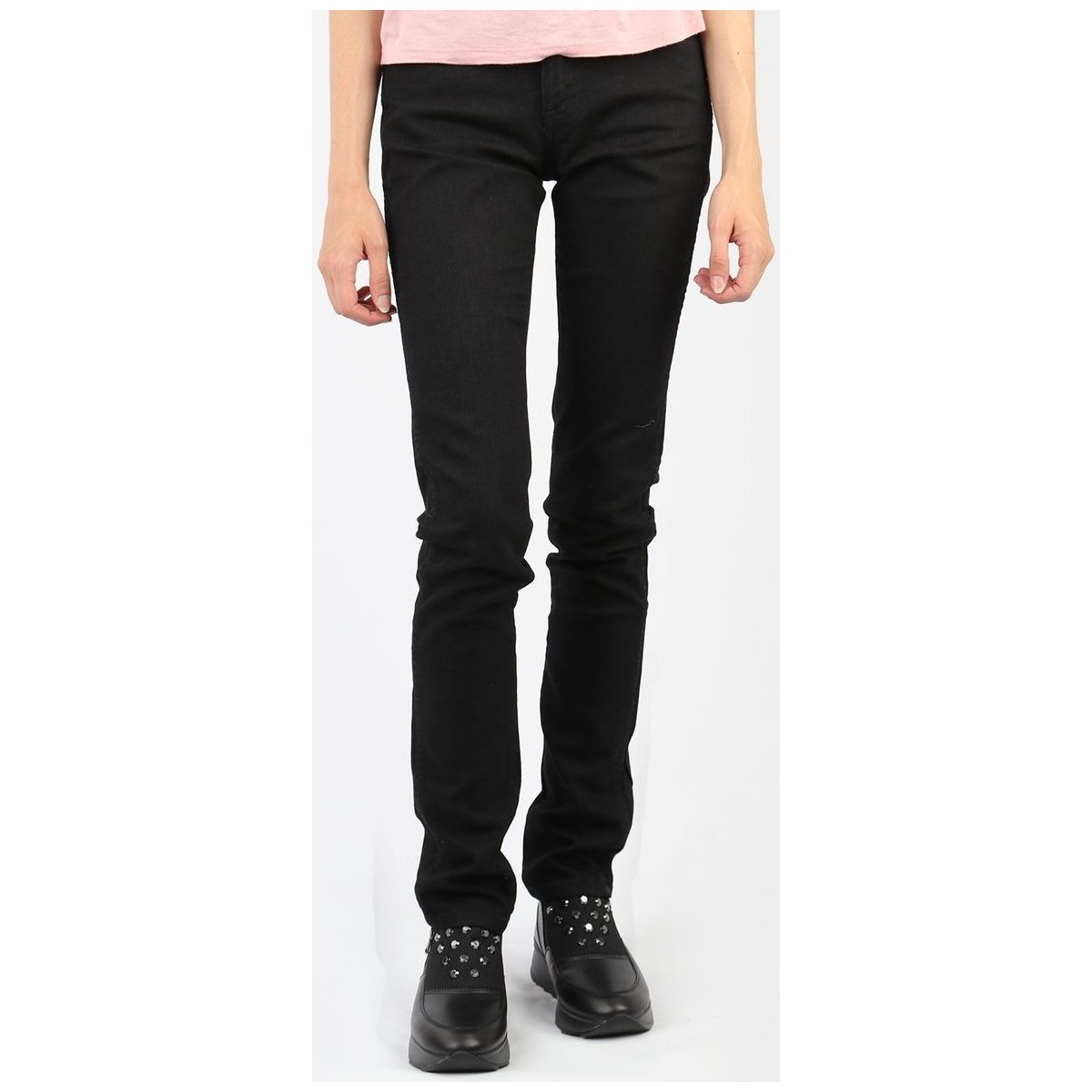 Wrangler Jeans skinny Molly Black Soul W251VB13H Črna Cene