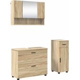  Set namještaja za kupaonicu 3 kom. Sonoma hrast | shoptok.hr