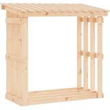  Stalak za drva za ogrjev 108x64,5x109 cm od masivne borovine | shoptok.hr