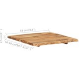 Stolna ploča od masivnog bagremovog drva 58 x (50-60) x 2,5 cm | shoptok.hr