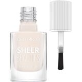 Catrice Sheer Beauties Nail Polish lak za nohte s prosojnim učinkom 10.5 ml Odtenek 010 milky not guilty | Shoptok.si