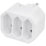 Trostruki Euro razvodnik-T beli 16A/250V /27076