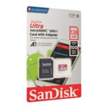 Sandisk 128GB ultra (95344) memorijska kartica microsdxc class 10 + adapter cene