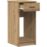 vidaXL Tower stalak za računalo s ladicom boja hrasta 35x45x77 cm | shoptok.hr
