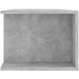 vidaXL TV ormarić s LED svjetlima siva boja betona 135 x 39 x 30 cm | shoptok.hr