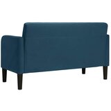  Dvosjed Plavi 109 cm Baršun | shoptok.hr