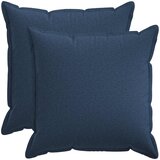  Presvlaka za jastuk 2 pcs HOUTEN Plava 80 x 80 cm Umjetni lan | shoptok.hr
