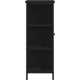  Komoda crna 70 x 30 x 80 cm od konstruiranog drva | shoptok.hr