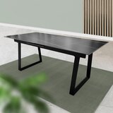 XXXL Raztegljiva Miza Rio, Siva, Črna, 180-220x90 | Shoptok.si