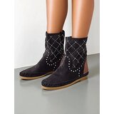 Resti Women's ankle boots with low wedge and studs Indian Style | Shoptok.si