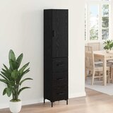  Highboard Crni hrast 34,5 x 34 x 180 cm Konstruirano drvo | shoptok.hr