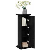  Stalak za izlaganje s policom Crni hrast 31 x 30 x 90 cm | shoptok.hr