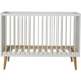 Qu-ax otroška posteljica cocoon 60x120 ice white Cene