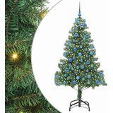 vidaXL Božićno drvce s 300 LED svjetlima s stalakom Zelena 180 cm PVC | shoptok.hr