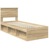  Okvir za krevet s uzglavljem Sonoma hrast 75 x 190 cm | shoptok.hr