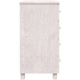  Komoda HAMAR bela 113x40x80 cm trdna borovina, (20656385) | Shoptok.si