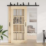  Gornja vodilica za klizna vrata 183 cm čelični crni - 183 cm 4 | shoptok.hr