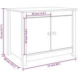  Stolić za kavu boja meda 71x49x55 cm od masivne borovine | shoptok.hr