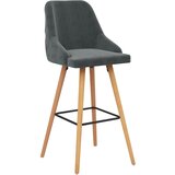 Furnova Barski stolčki 2 kosa temno siv žamet, (21949075) | Shoptok.si