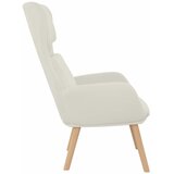 Stolica za opuštanje krem bijela baršunasta | Eponuda.com