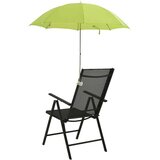 vidaXL Suncobrani za stolice za kampiranje 2 kom zeleni 105 cm | shoptok.hr