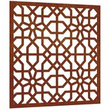  Vrtni zidni ukras 55 x 55 cm čelik COR-TEN s maurskim uzorkom | shoptok.hr