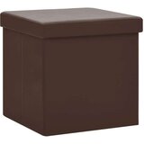  taburei za pohranu 2 kom smeđi PVC | shoptok.hr