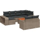  11-dijelni set vrtnih sofa od poliratana s jastucima sivi | shoptok.hr