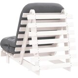  Futon na razvlačenje s madracem bijeli 70x206x11 cm borovina | Eponuda.ba