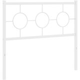  Metalno uzglavlje bijelo 100 cm | shoptok.hr